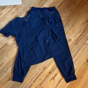 WonderWink Navy Scrub Set size xs